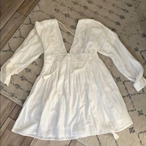 Free people white lace dress